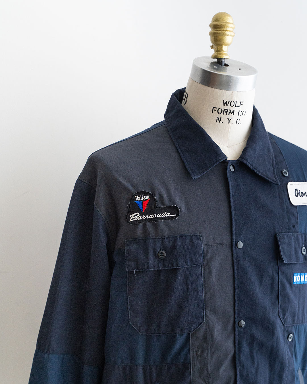 【redad】Navy Work Shirts Remake Coach Jacket『Fort Exclusive』⑨