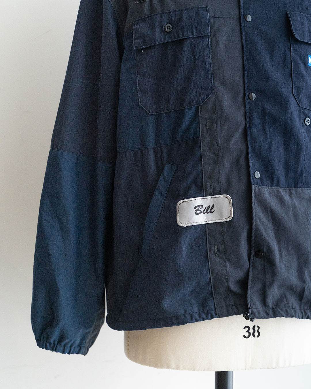 【redad】Navy Work Shirts Remake Coach Jacket『Fort Exclusive』⑨
