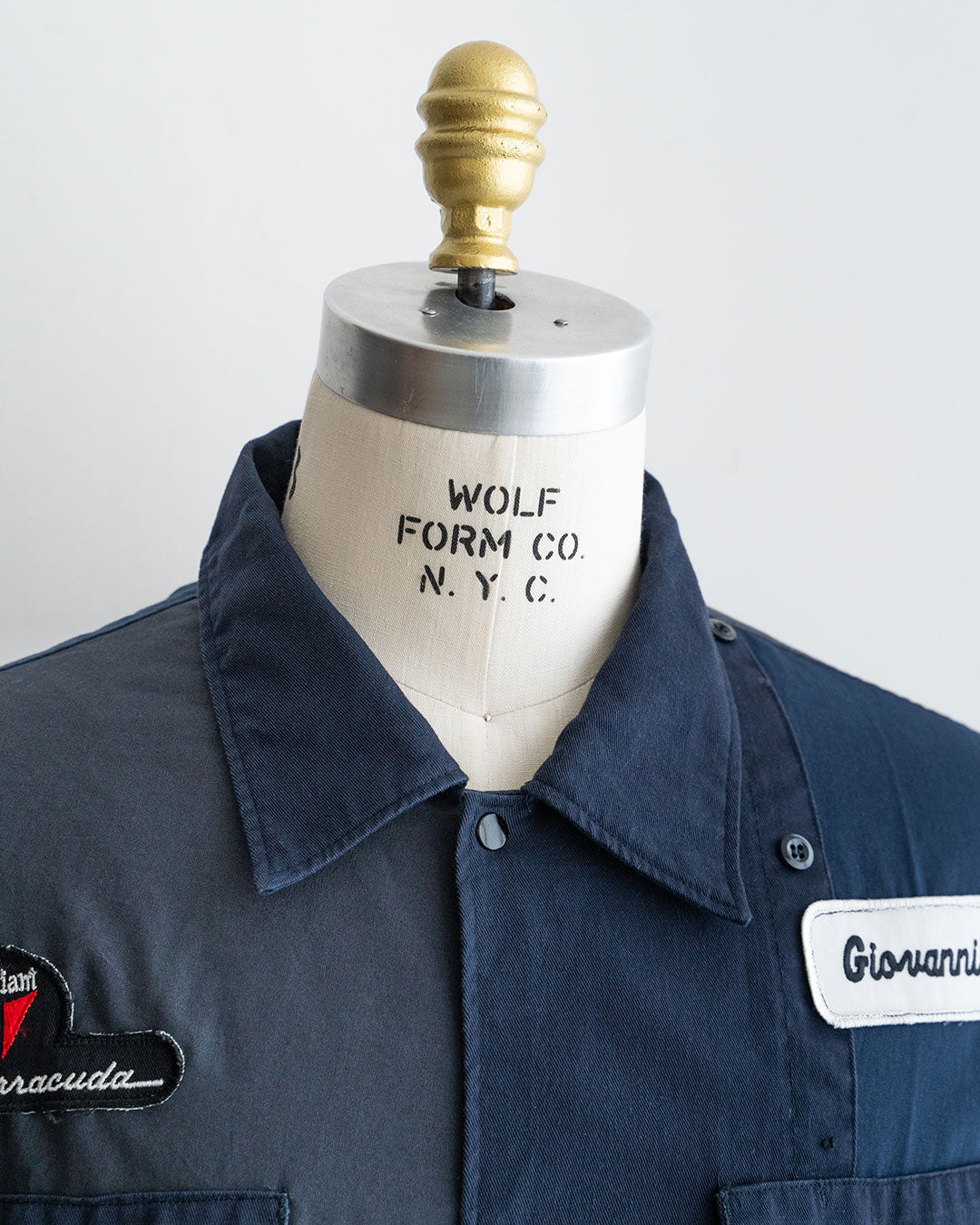 【redad】Navy Work Shirts Remake Coach Jacket『Fort Exclusive』⑨