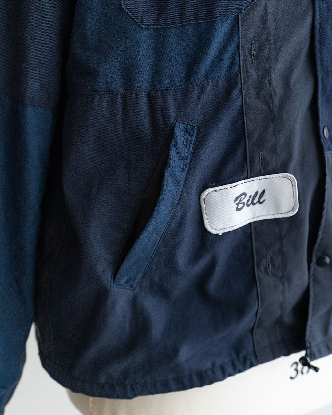 【redad】Navy Work Shirts Remake Coach Jacket『Fort Exclusive』⑨