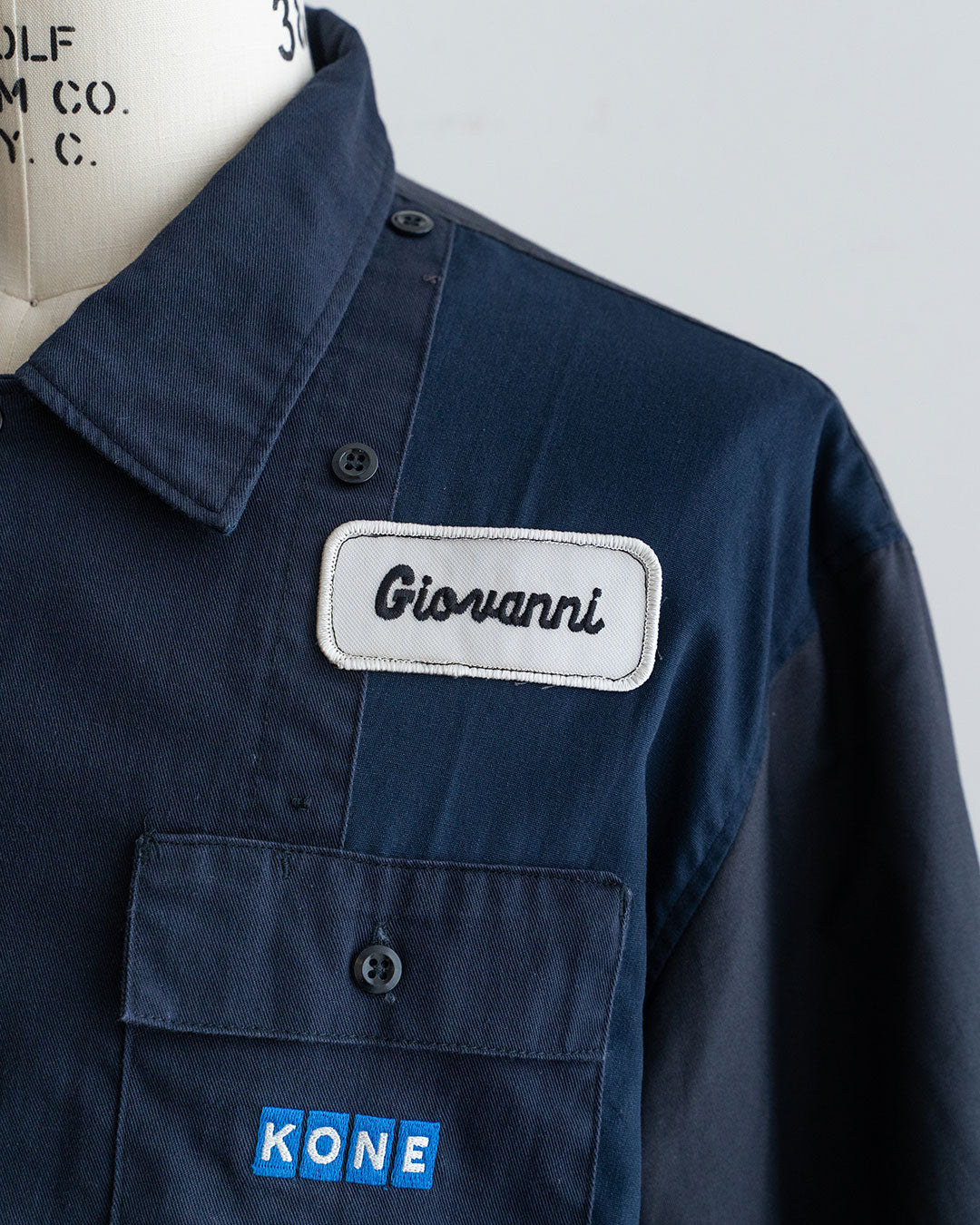 【redad】Navy Work Shirts Remake Coach Jacket『Fort Exclusive』⑨