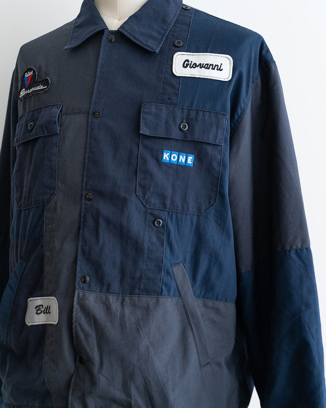 【redad】Navy Work Shirts Remake Coach Jacket『Fort Exclusive』⑨