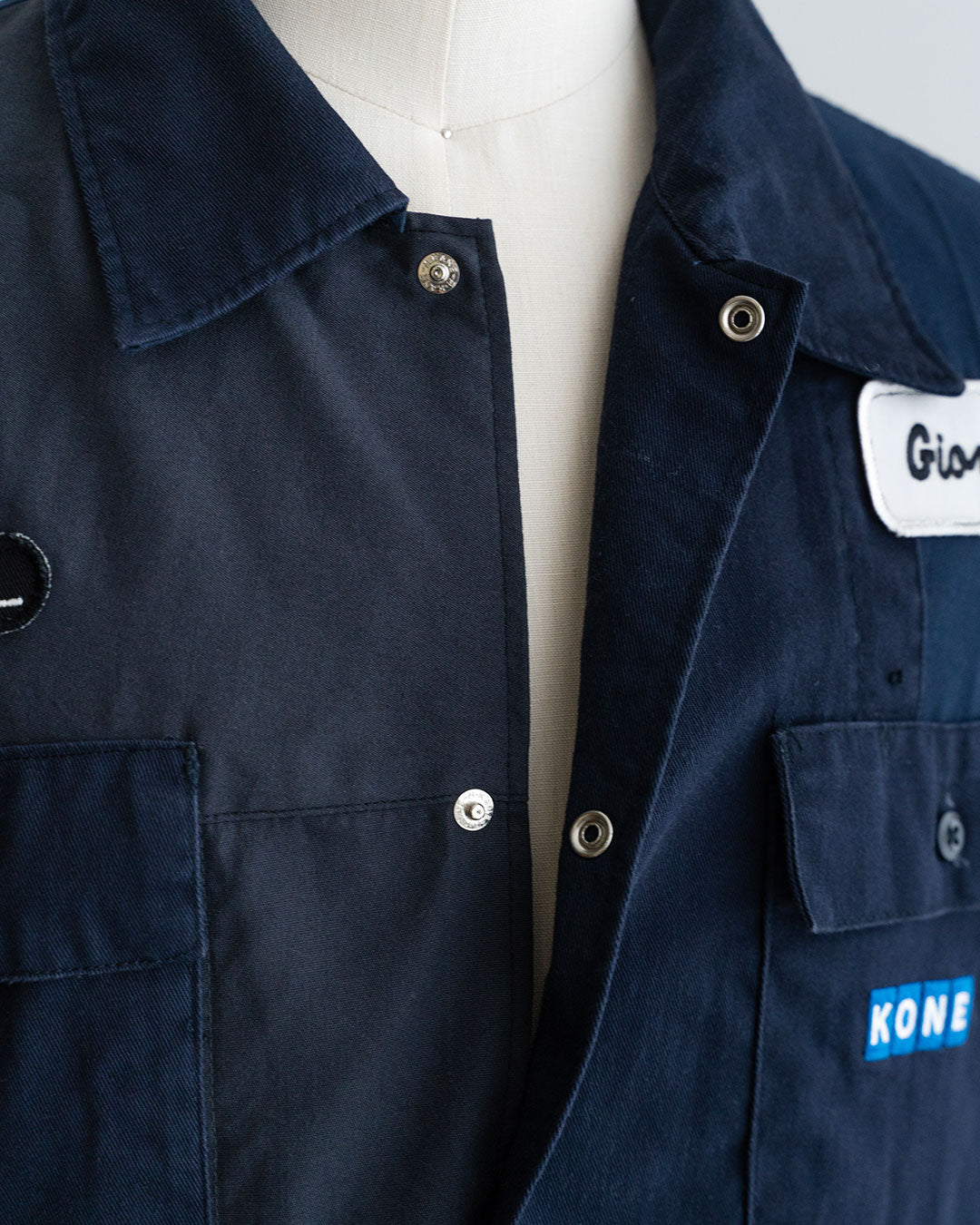 【redad】Navy Work Shirts Remake Coach Jacket『Fort Exclusive』⑨