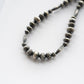 【Indian Jewelry】60-70s Vintage Navajo Pearl Handmade Silver Bead Necklace 『55cm』①