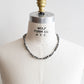 【Indian Jewelry】60-70s Vintage Navajo Pearl Handmade Silver Bead Necklace 『55cm』①