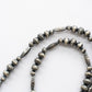 【Indian Jewelry】60-70s Vintage Navajo Pearl Handmade Silver Bead Necklace 『55cm』②