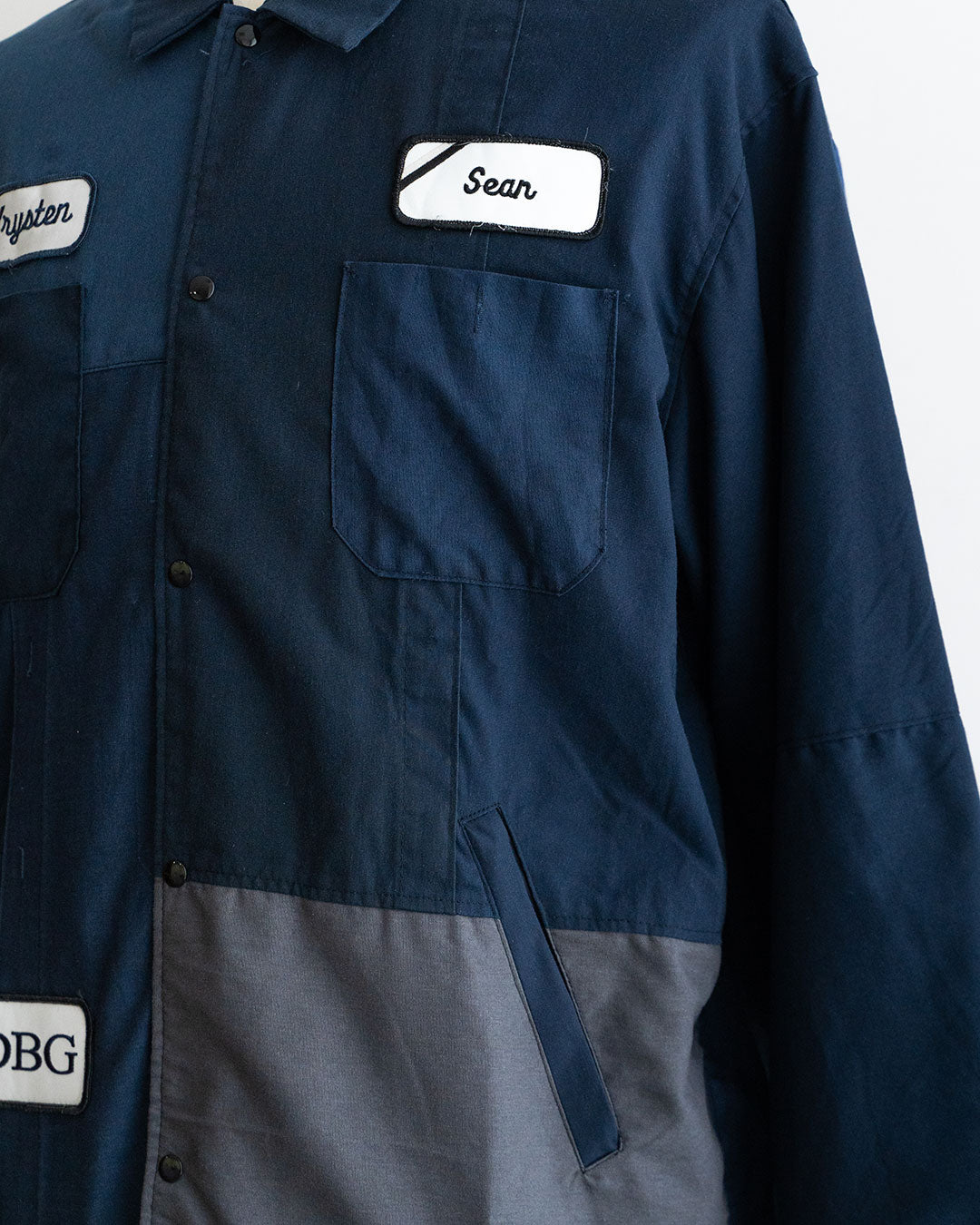 【redad】Navy Work Shirts Remake Coach Jacket『Fort Exclusive』⑩