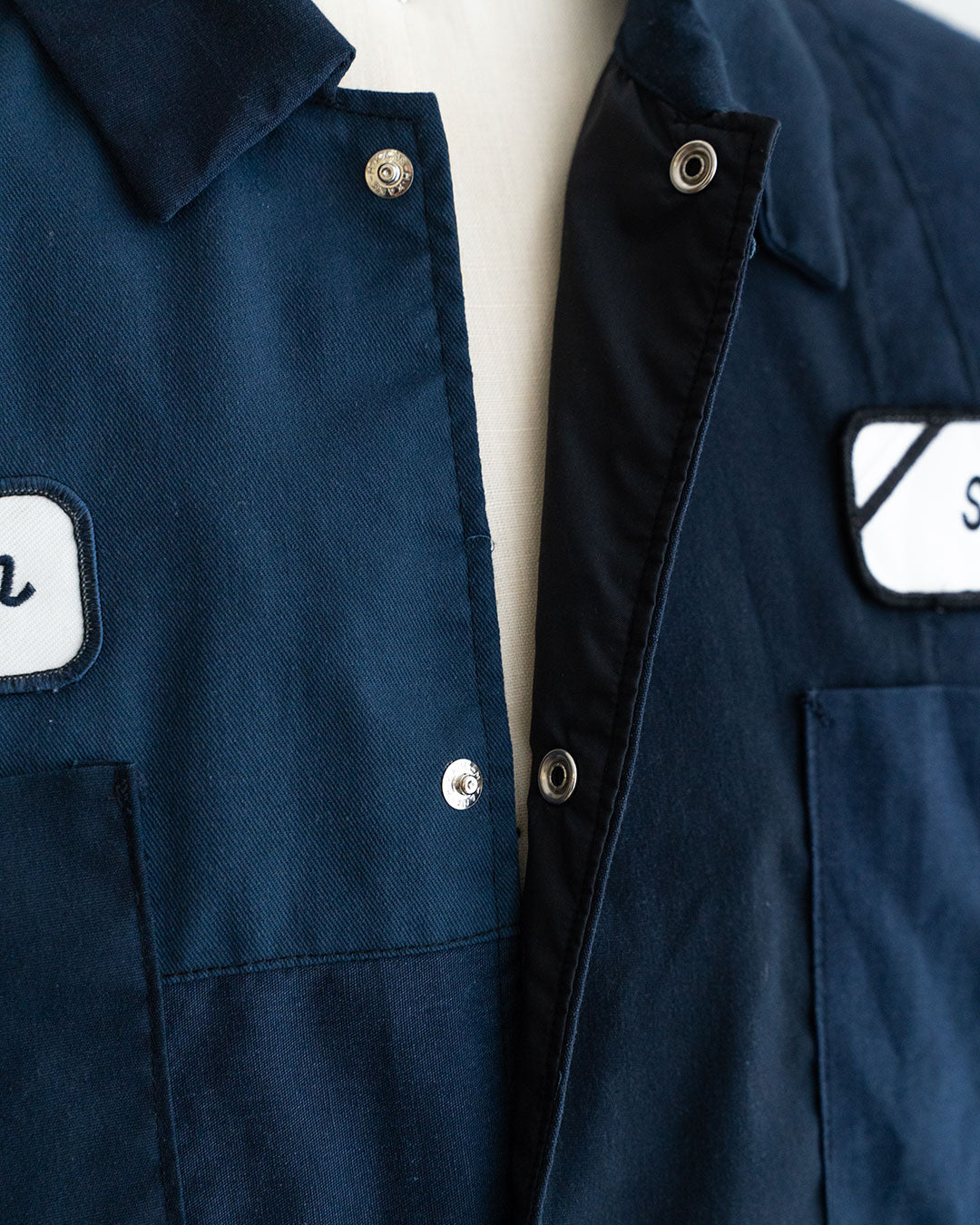 【redad】Navy Work Shirts Remake Coach Jacket『Fort Exclusive』⑩