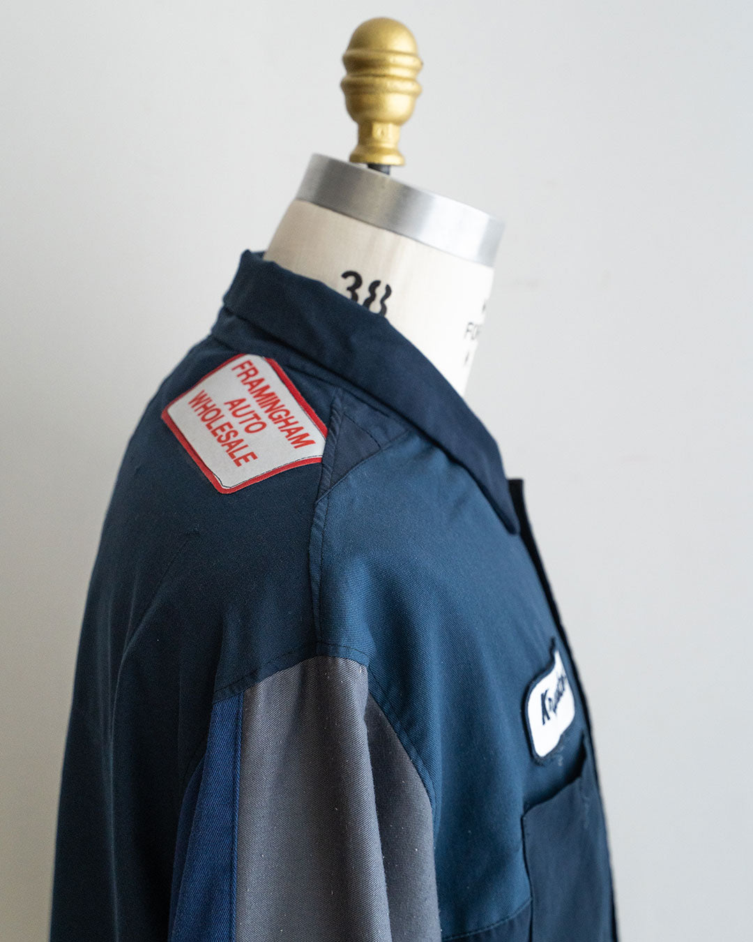 【redad】Navy Work Shirts Remake Coach Jacket『Fort Exclusive』⑩