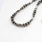 【Indian Jewelry】60-70s Vintage Navajo Pearl Handmade Silver Bead Necklace 『55cm』③