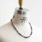 【Indian Jewelry】60-70s Vintage Navajo Pearl Handmade Silver Bead Necklace 『55cm』③