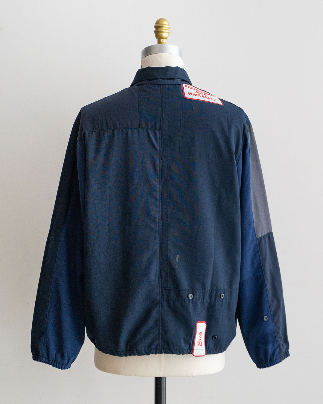 【redad】Navy Work Shirts Remake Coach Jacket『Fort Exclusive』⑩