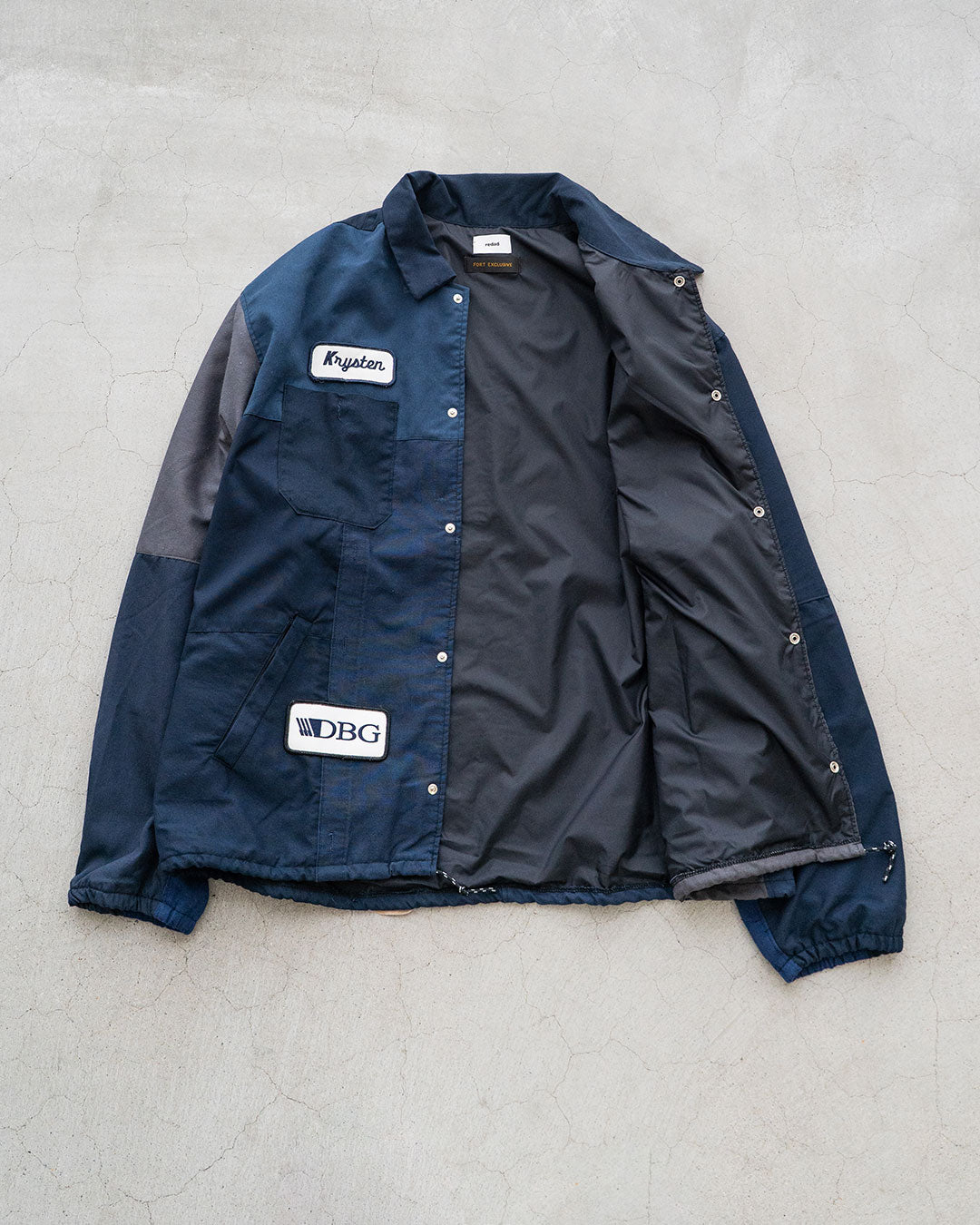【redad】Navy Work Shirts Remake Coach Jacket『Fort Exclusive』⑩
