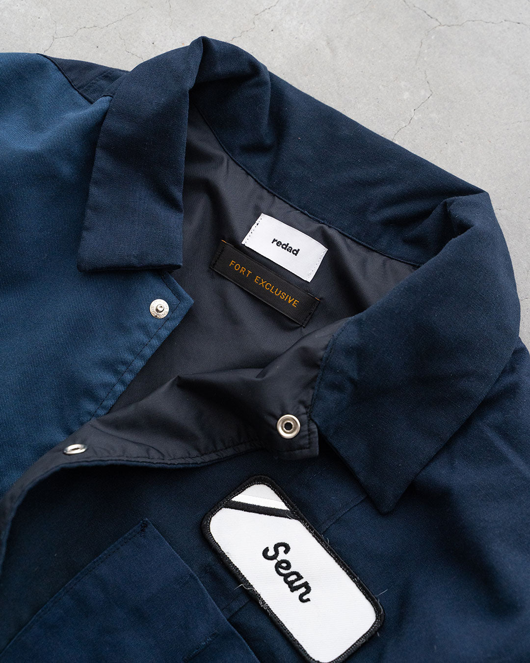 【redad】Navy Work Shirts Remake Coach Jacket『Fort Exclusive』⑩