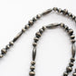 【Indian Jewelry】60-70s Vintage Navajo Pearl Handmade Silver Bead Necklace 『60cm』①