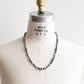 【Indian Jewelry】60-70s Vintage Navajo Pearl Handmade Silver Bead Necklace 『60cm』①