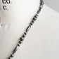 【Indian Jewelry】60-70s Vintage Navajo Pearl Handmade Silver Bead Necklace 『60cm』①