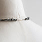 【Indian Jewelry】60-70s Vintage Navajo Pearl Handmade Silver Bead Necklace 『60cm』①