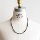 【Indian Jewelry】60-70s Vintage Navajo Pearl Handmade Silver Bead Necklace 『60cm』②