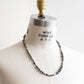 【Indian Jewelry】60-70s Vintage Navajo Pearl Handmade Silver Bead Necklace 『60cm』②