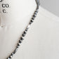 【Indian Jewelry】60-70s Vintage Navajo Pearl Handmade Silver Bead Necklace 『60cm』②