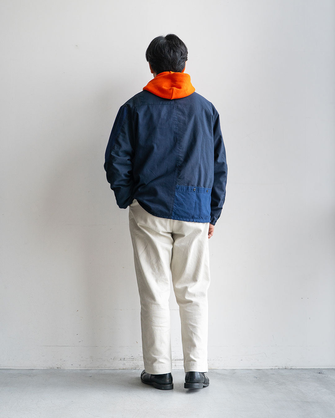 【redad】Navy Work Shirts Remake Coach Jacket『Fort Exclusive』⑤