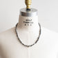 【Indian Jewelry】60-70s Vintage Navajo Pearl Handmade Silver Bead Necklace 『60cm』③