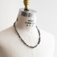 【Indian Jewelry】60-70s Vintage Navajo Pearl Handmade Silver Bead Necklace 『60cm』③