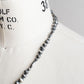 【Indian Jewelry】60-70s Vintage Navajo Pearl Handmade Silver Bead Necklace 『60cm』③