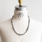 【Indian Jewelry】60-70s Vintage Navajo Pearl Handmade Silver Bead Necklace 『65cm』①