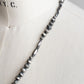 【Indian Jewelry】60-70s Vintage Navajo Pearl Handmade Silver Bead Necklace 『65cm』①