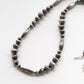 【Indian Jewelry】60-70s Vintage Navajo Pearl Handmade Silver Bead Necklace 『65cm』②