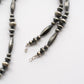 【Indian Jewelry】60-70s Vintage Navajo Pearl Handmade Silver Bead Necklace 『70cm』①