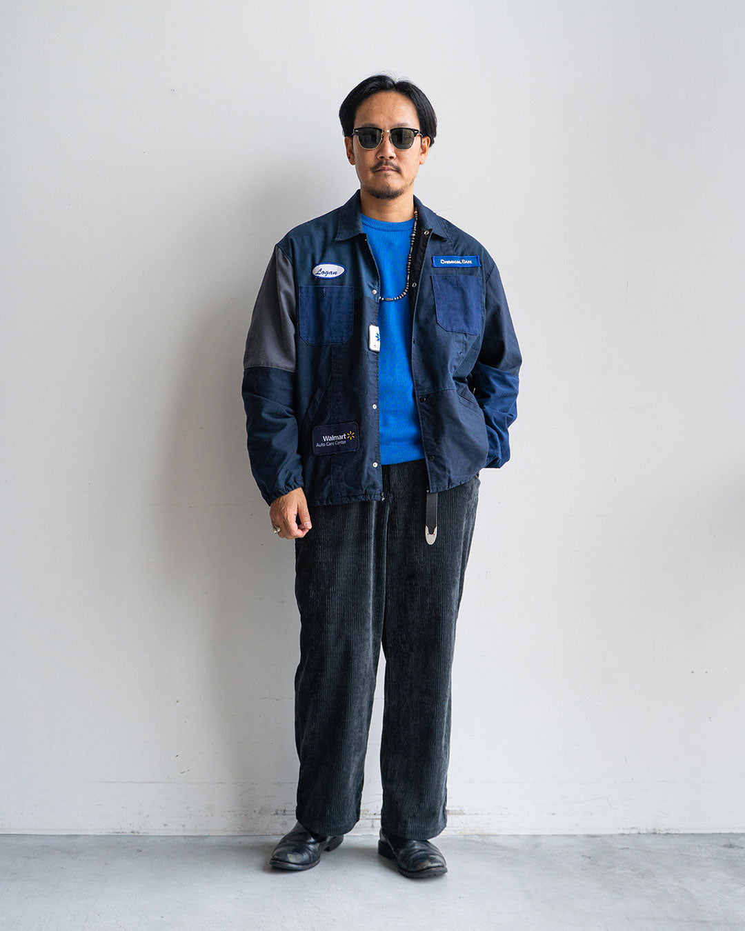 【redad】Navy Work Shirts Remake Coach Jacket『Fort Exclusive』⑩