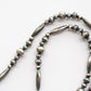 【Indian Jewelry】60-70s Vintage Navajo Pearl Handmade Silver Bead Necklace 『70cm』②