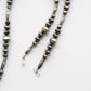 【Indian Jewelry】60-70s Vintage Navajo Pearl Handmade Silver Bead Necklace 『75cm』①