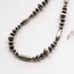 【Indian Jewelry】60-70s Vintage Navajo Pearl Handmade Silver Bead Necklace 『75cm』②