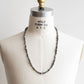 【Indian Jewelry】60-70s Vintage Navajo Pearl Handmade Silver Bead Necklace 『75cm』②
