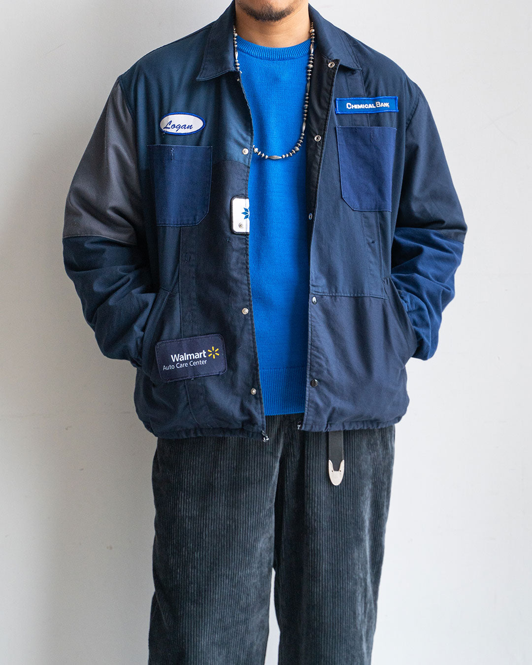 【redad】Navy Work Shirts Remake Coach Jacket『Fort Exclusive』⑩
