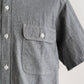 【orslow】Chambray Short Sleeve Work Shirt
