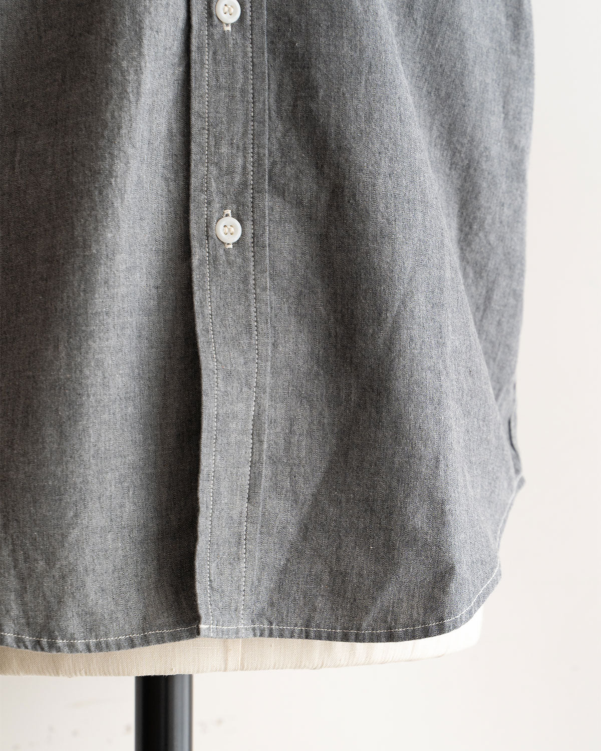 【orslow】Chambray Short Sleeve Work Shirt