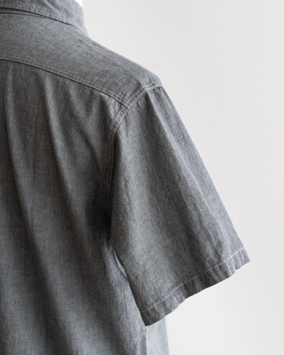 【orslow】Chambray Short Sleeve Work Shirt