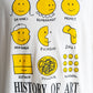 【VINTAGE】90s『HISTORY OF ART』Smiley Art Printed T-Shirt 『Made in U.S.A』