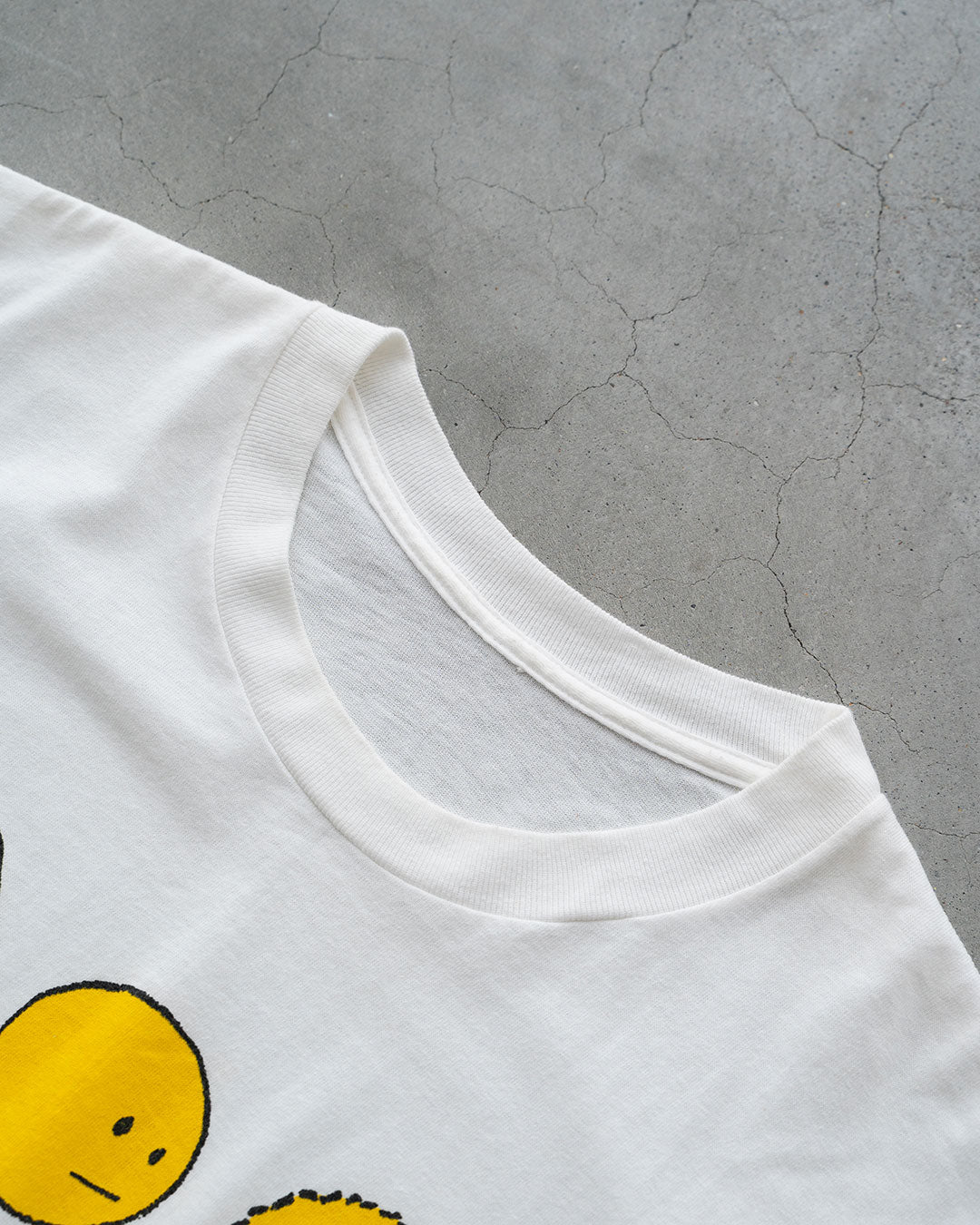 【VINTAGE】90s『HISTORY OF ART』Smiley Art Printed T-Shirt 『Made in U.S.A』