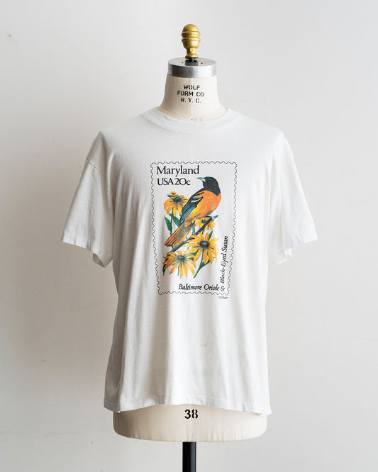 【VINTAGE】90s 『USPS』 Printed T-Shirt 『Made in U.S.A』