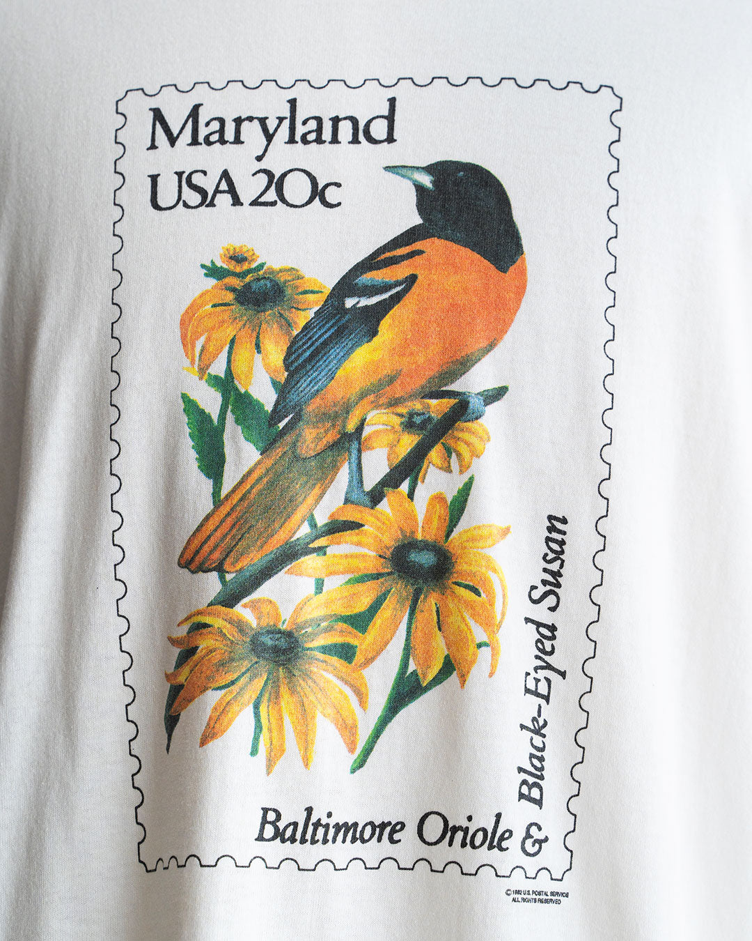 【VINTAGE】90s 『USPS』 Printed T-Shirt 『Made in U.S.A』