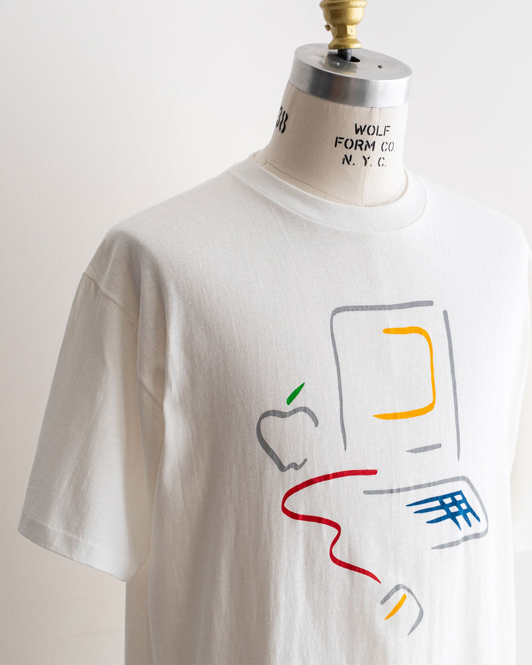【VINTAGE】90s Apple Computer Tee 『Hand-drawn Style』made in USA