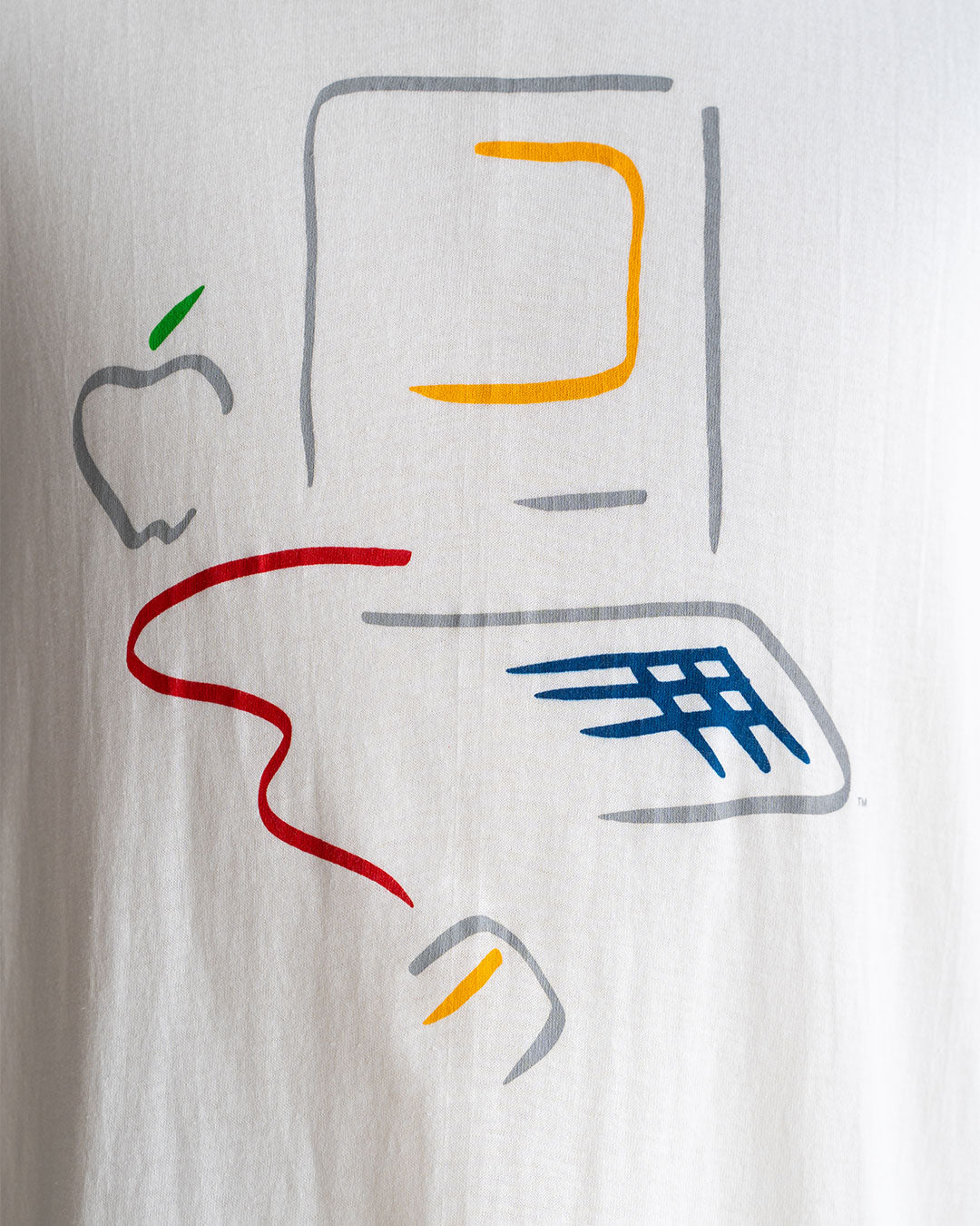 【VINTAGE】90s Apple Computer Tee 『Hand-drawn Style』made in USA