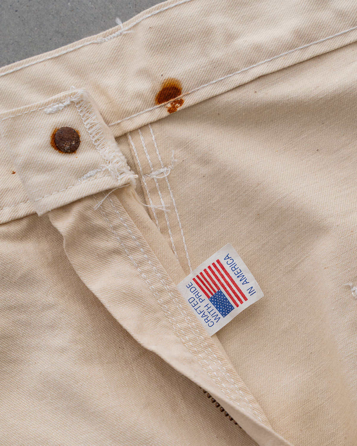 【DEADSTOCK】80s Stanray Double Knee Painter Pants "Old Tag"