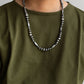【Indian Jewelry】60-70s Vintage Navajo Pearl Handmade Silver Bead Necklace 『65cm』②